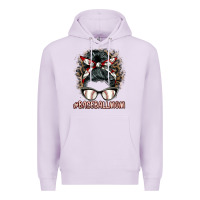 Lilac baseballmom messy bun Premium Hoodie - BarkalooDesign