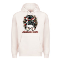 Pale Pink baseballmom messy bun Premium Hoodie - BarkalooDesign