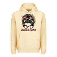 Pina Colada baseballmom messy bun Premium Hoodie - BarkalooDesign
