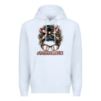White baseballmom messy bun Premium Hoodie - BarkalooDesign
