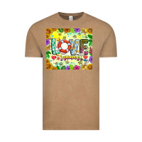Vintage Coffee Love Summer Vintage Tee - CowhideDigitalArt