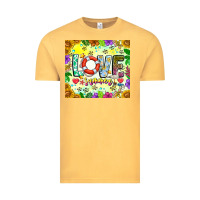 Vintage Mustard Love Summer Vintage Tee - CowhideDigitalArt