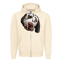 Sandshell Dalmatian Zipper Hoodie - Jasminsmagicworld