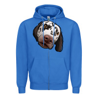 True Royal Dalmatian Zipper Hoodie - Jasminsmagicworld