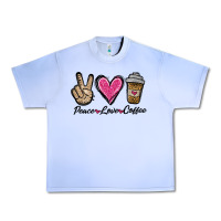 Grape Ice peace love coffee Urban Heavy Tee - Jasminsmagicworld