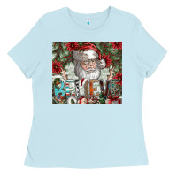 Baby Blue Believe Ladies Tee - CowhideDigitalArt