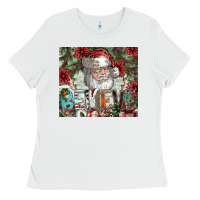 White Believe Ladies Tee - CowhideDigitalArt