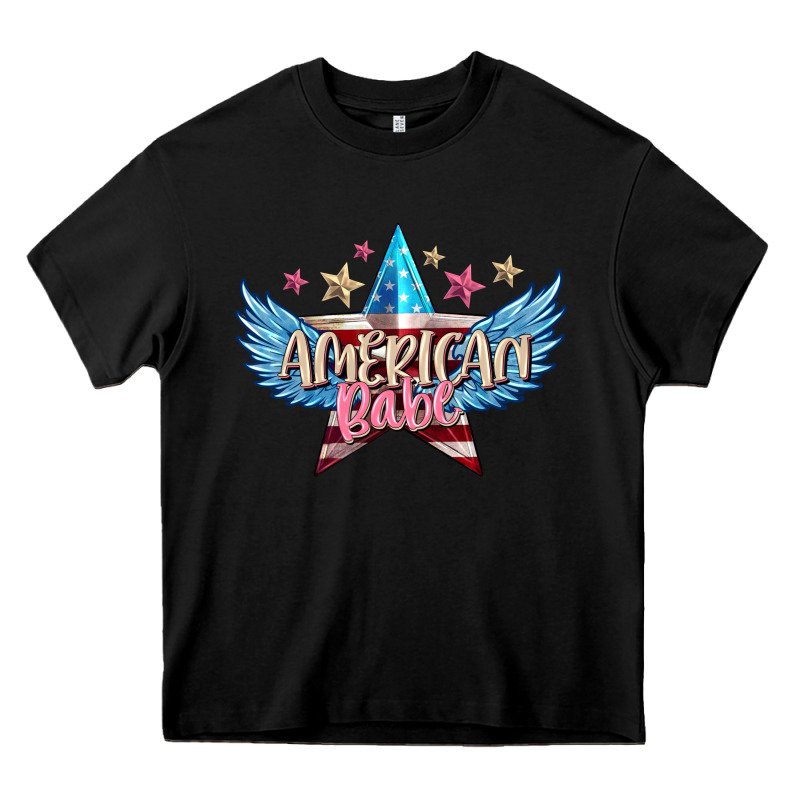 American Babe Heavy Core Tee by FaDigitalArtStudio | Teevron