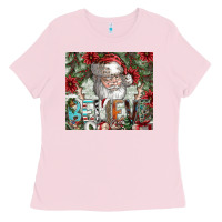 Bubblegum Pink Believe Ladies Tee - CowhideDigitalArt
