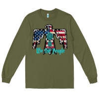 Army Green we the people Long Sleeve Tee - RacoonDesign
