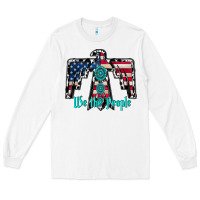 White we the people Long Sleeve Tee - RacoonDesign