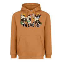 Meerkat mexico state cowhide serape cactus Heavyweight Hoodie - RanaPortraitStore