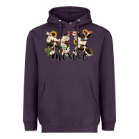 Plum mexico state cowhide serape cactus Heavyweight Hoodie - RanaPortraitStore
