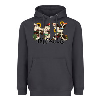 Smoke mexico state cowhide serape cactus Heavyweight Hoodie - RanaPortraitStore