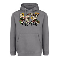 Storm mexico state cowhide serape cactus Heavyweight Hoodie - RanaPortraitStore