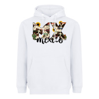 White mexico state cowhide serape cactus Heavyweight Hoodie - RanaPortraitStore
