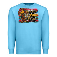 Ocean Blue jesus i̇s the reason for the season christmas Premium Sweatshirt - RanaPortraitStore