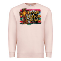 Pale Pink jesus i̇s the reason for the season christmas Premium Sweatshirt - RanaPortraitStore