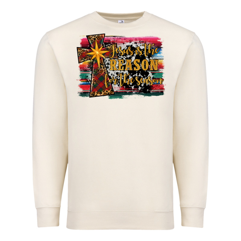 Jesus İs The Reason For The Season Christmas Premium Sweatshirt by RanaPortraitStore | Teevron
