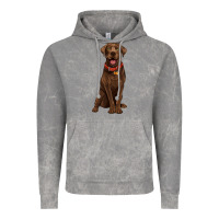 Cloud Rock chocolate lab labrador retriever Vintage Hoodie - Artiststas