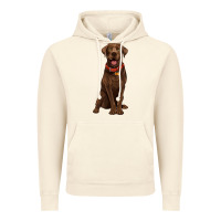 Vintage Artic chocolate lab labrador retriever Vintage Hoodie - Artiststas