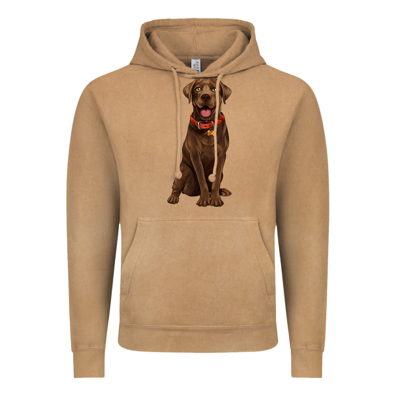 Chocolate Lab Labrador Retriever Vintage Hoodie by Artiststas | Teevron