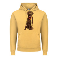 Vintage Mustard chocolate lab labrador retriever Vintage Hoodie - Artiststas