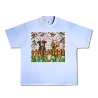 Grape Ice Easter Dog Urban Heavy Tee - CowhideDigitalArt
