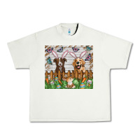Pistachio Easter Dog Urban Heavy Tee - CowhideDigitalArt