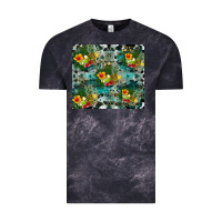 Cloud Black summer fruits Vintage Tee - CowhideDigitalArt
