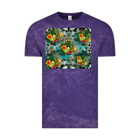 Cloud Purple summer fruits Vintage Tee - CowhideDigitalArt