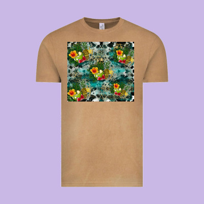 Summer Fruits Vintage Tee Designed By Cowhidedigitalart