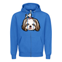 True Royal shih tzu Zipper Hoodie - Jasminsmagicworld