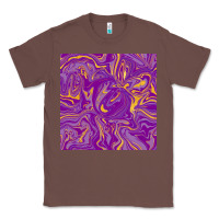 Chestnut Abstract Mardi Gras Seamless Pattern Classic Tee - FaDigitalArtStudio
