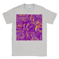 Moon Dust Abstract Mardi Gras Seamless Pattern Classic Tee - FaDigitalArtStudio