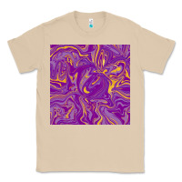 Mushroom Abstract Mardi Gras Seamless Pattern Classic Tee - FaDigitalArtStudio