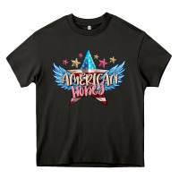 Asphalt American honey 4th of july Heavy Core Tee - FaDigitalArtStudio