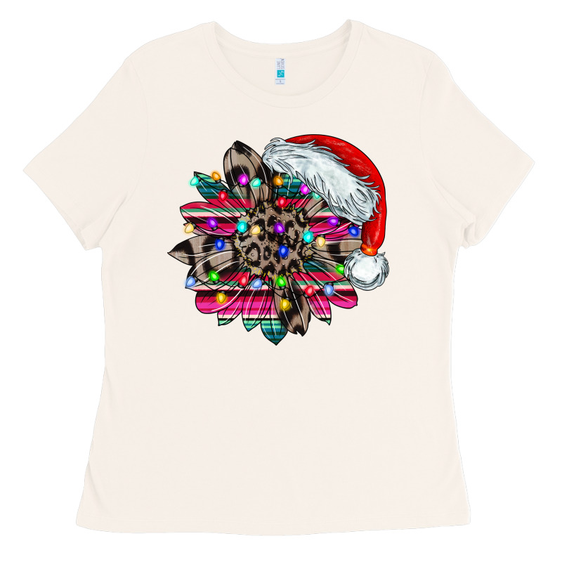 Serape And Leopard Christmas Ladies Tee by CowhideDigitalArt | Teevron