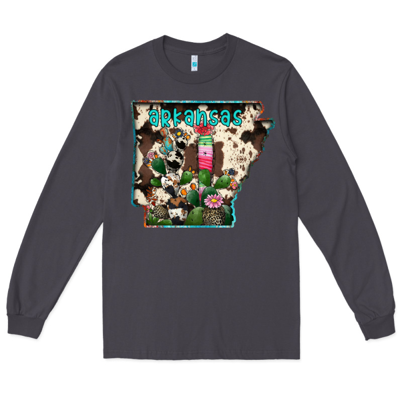 Arkansas Map Long Sleeve Tee by RacoonDesign | Teevron