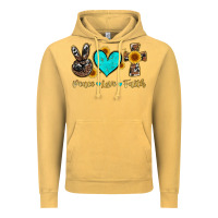 Peace Love Faith With Cros And Sunflower Vintage Hoodie | Teevron