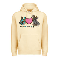 Pina Colada peace love frenchie Premium Hoodie - RanaPortraitStore