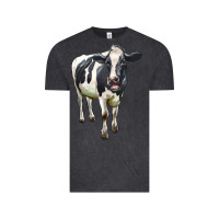 Vintage Black Holstein Bull Vintage Tee - LillyAllenDesigns