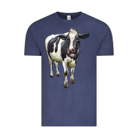Vintage Denim Holstein Bull Vintage Tee - LillyAllenDesigns