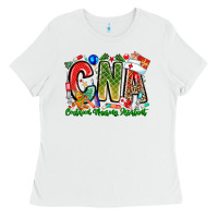 White Christmas CNA Ladies Tee - CowhideDigitalArt