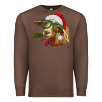 Chestnut christmas goat Premium Sweatshirt - RanaPortraitStore