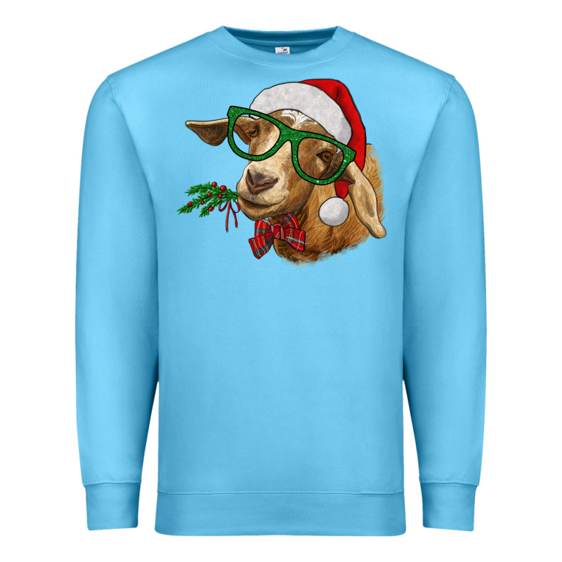 Christmas Goat Premium Sweatshirt by RanaPortraitStore | Teevron