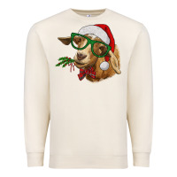 Sandshell christmas goat Premium Sweatshirt - RanaPortraitStore