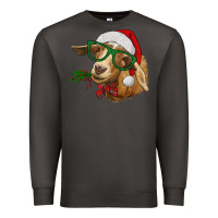 Smoke christmas goat Premium Sweatshirt - RanaPortraitStore