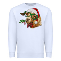 White christmas goat Premium Sweatshirt - RanaPortraitStore