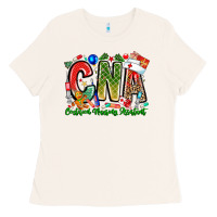 Bone Christmas CNA Ladies Tee - CowhideDigitalArt